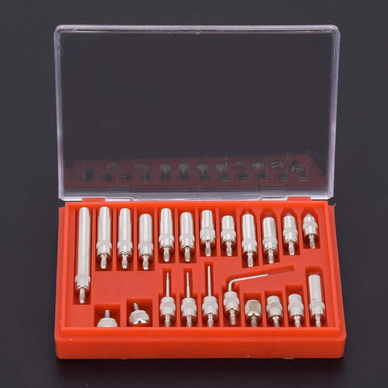22-piece dial gauge, pointed tip dial gauge, indicator replacement measuring tip set, dial gauge with pointed tip, replacement display, measuring point tip with housing.