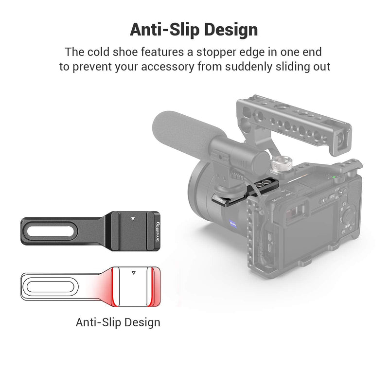 [Australia - AusPower] - SmallRig Cold Shoe Extension, Outrigger Shoe Mount Adapter for Microphone, EVF and Camera Accessories - 2879 