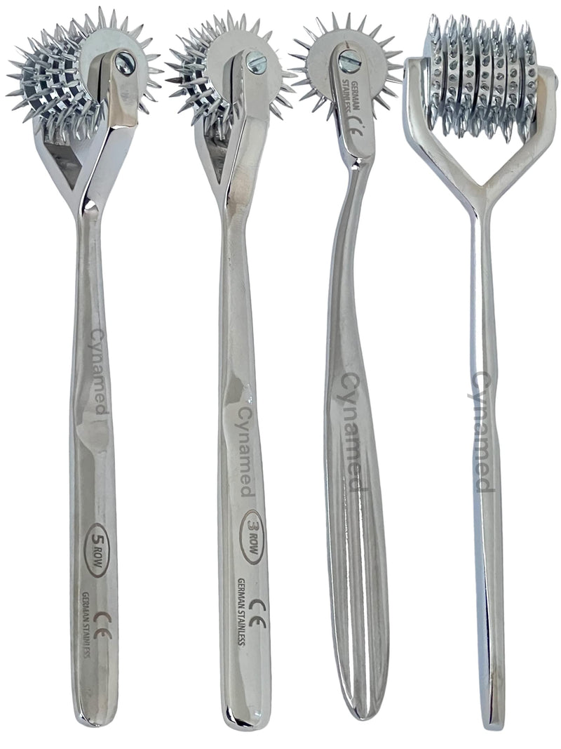 [Australia - AusPower] - Premium German Wartenberg Pinwheel 1 3 5 and 7 Wheel Set of 4 