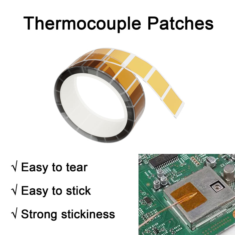 High Temperature Tape, 2 Mil Thick, 20 mm x 20mm, Polyimide Tape No Residue, Professional for Protecting CPU, PCB Circuit Board (500 Pcs) (20×20mm) 20×20mm