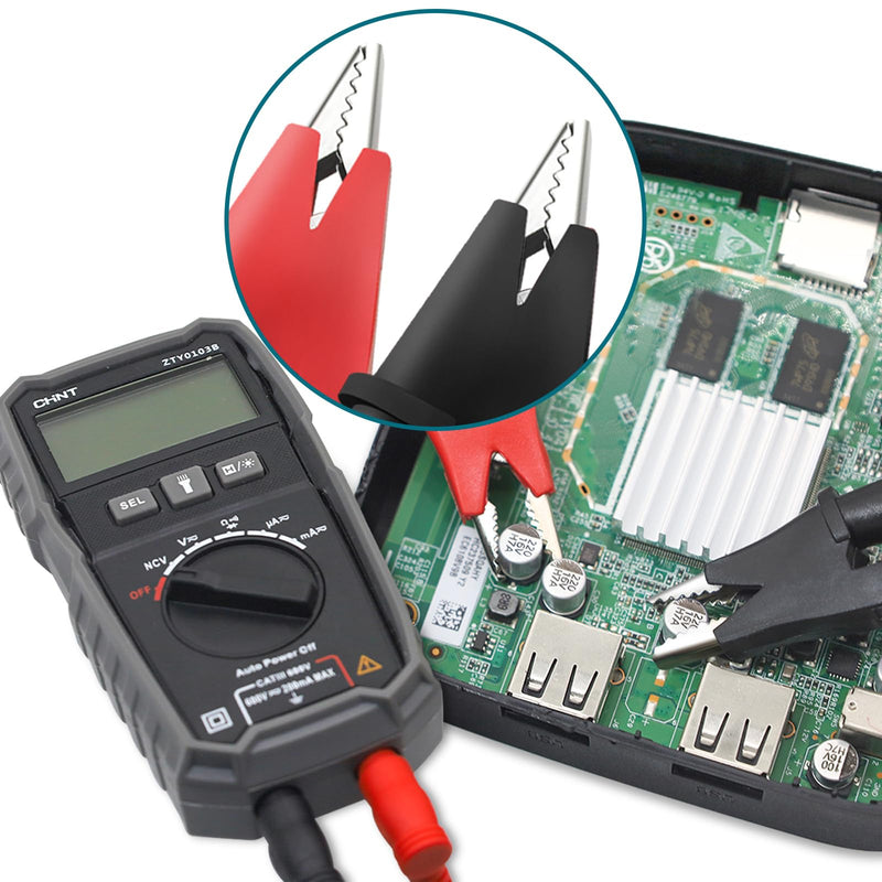 [Australia - AusPower] - 3.3FT/100.5cm Multimeter Alligator Clips Leads, 4mm Banana Plug to Alligator Clips for Electrical Testing, Test Leads 1000V 20A Banana Plug to Alligator Clip(3.3FT) 