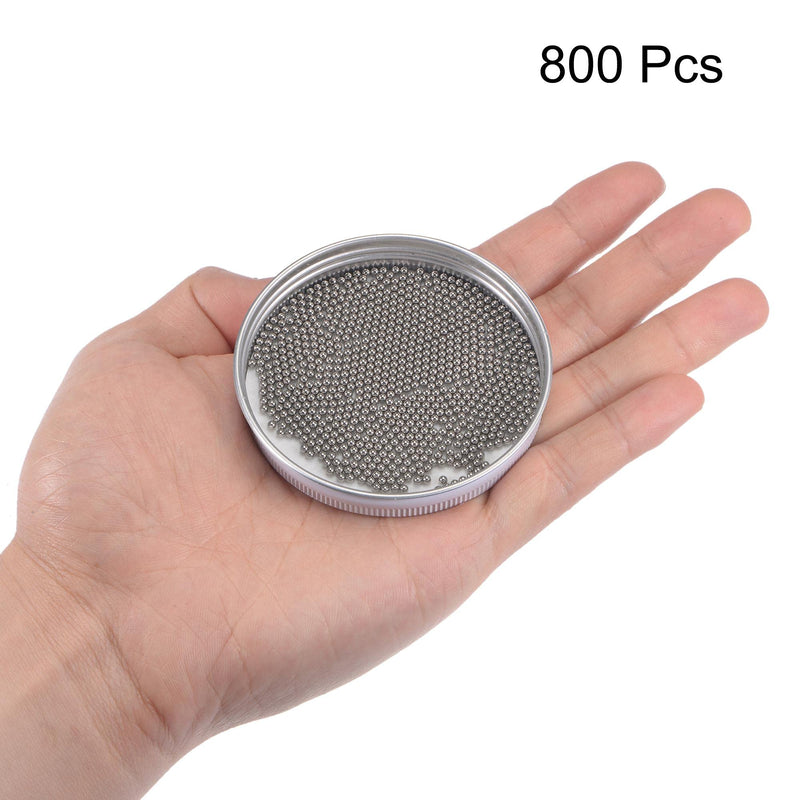 [Australia - AusPower] - uxcell 800pcs 2mm 201 Stainless Steel Bearing Balls G200 Precision 800 