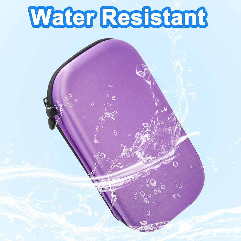 [Australia - AusPower] - Carrying Stethoscope Case,Shockproof Travel Portable Stethoscope Bag Compatible with 3M Littmann Stethoscope Fit for Nurses,Doctor and Medical Students(Purple) Purple 