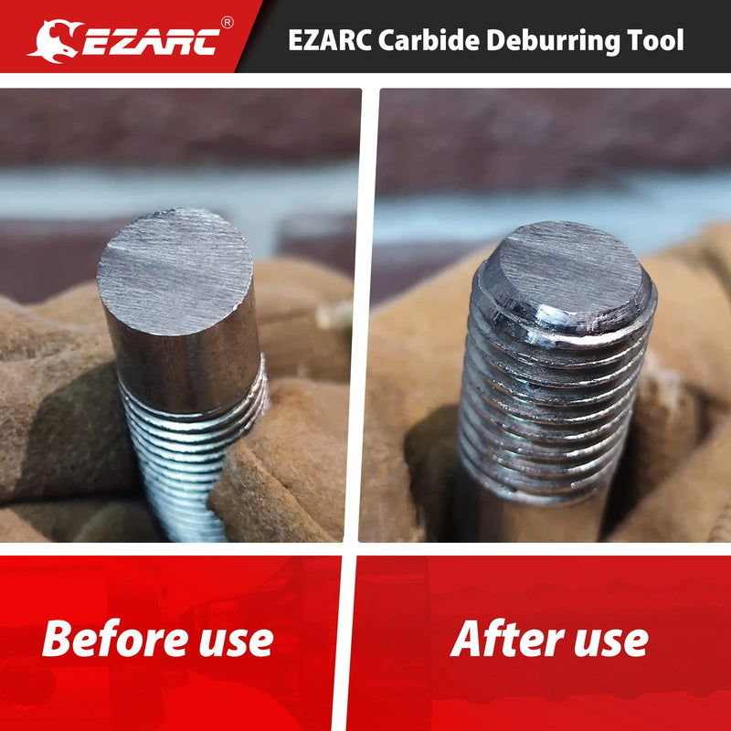 [Australia - AusPower] - EZARC Deburring Chamfer Tool Set, 2PCS External Internal Rotary Deburring & Chamfer Tool, External Debur Coverage, Remove Burr for Newly Cut Pipes 2 PCS 