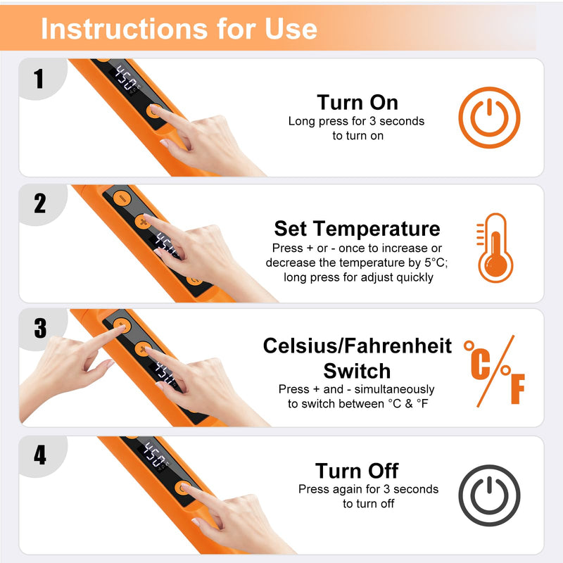 Flintronic Battery Soldering Iron Set, USB Wireless Soldering Iron Set with LCD, Adjustable Temperatures 180 ℃-450 °C, Rechargeable with 3 Soldering Tips/Soldering Wire/Soldering Paste for Repair of Welding #2 A-grey