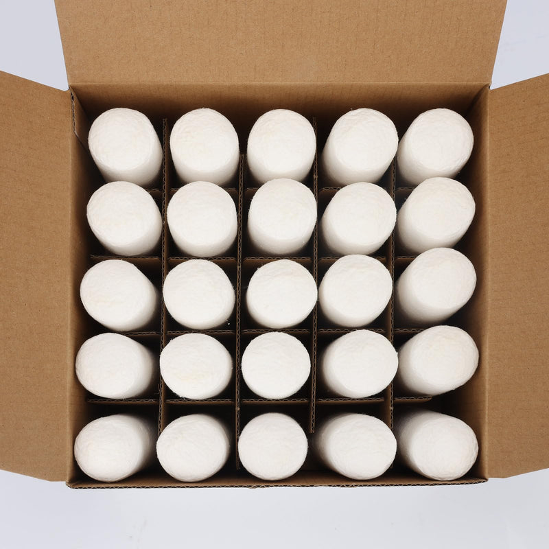 [Australia - AusPower] - Labasics Cellulose Extraction Tubes 34mm Diameter 100mm Length Soxhlet Extraction Sleeves 25 Pack 34 x 100 mm 