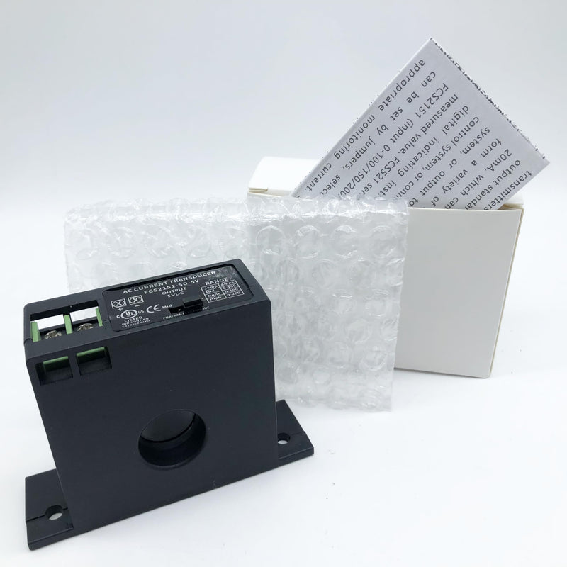 [Australia - AusPower] - Current Transmitter, FCS2151-SD-5V Current Transducer Transmitter Transformer Sensor AC Current Converter 0-200A 