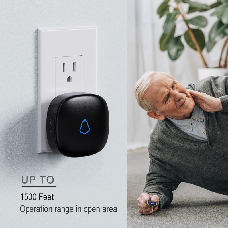 [Australia - AusPower] - Bundle: Caregiver Pager with 2-Receiver and 3-Call Button 