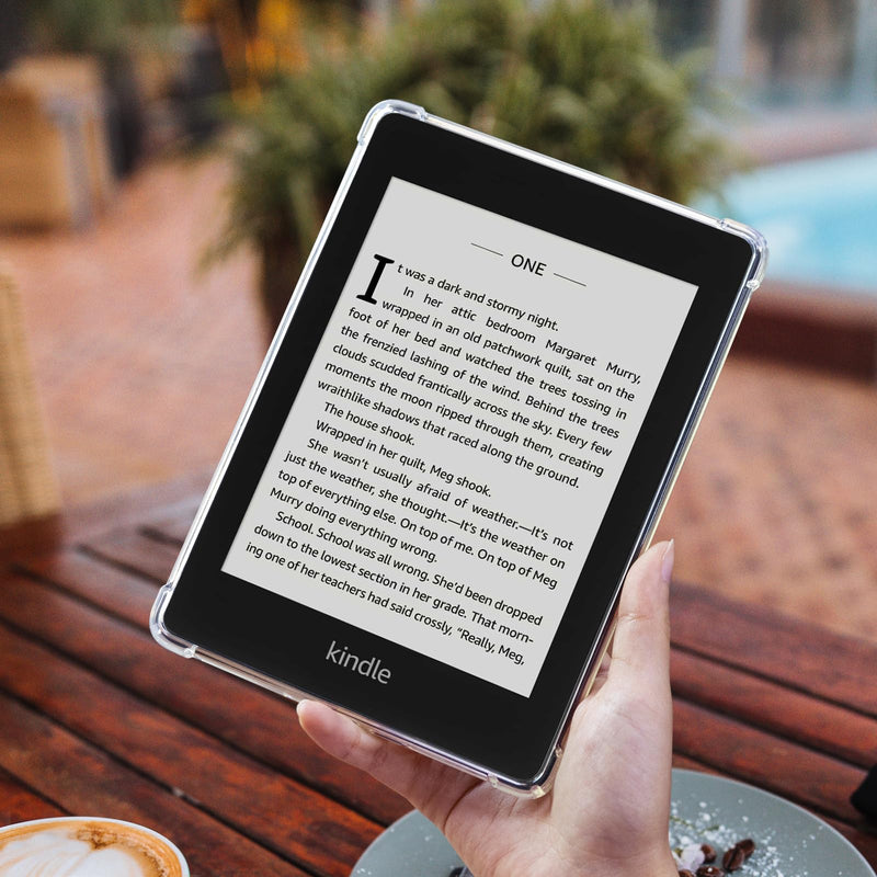 [Australia - AusPower] - CoBak Clear Case for Kindle Paperwhite 10th Generation 6'' and Signature Edition 2018 Released,Shockproof Ligthwheight Slim Soft TPU Back Cover-Clear ***Clear-1 