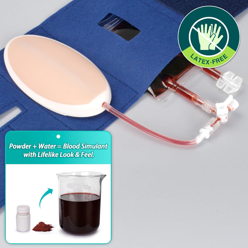 IV Insertion Practice Kit for Nursing Students, IV Nurse Starter Kit, Vein Puncture Kit for Injection Training