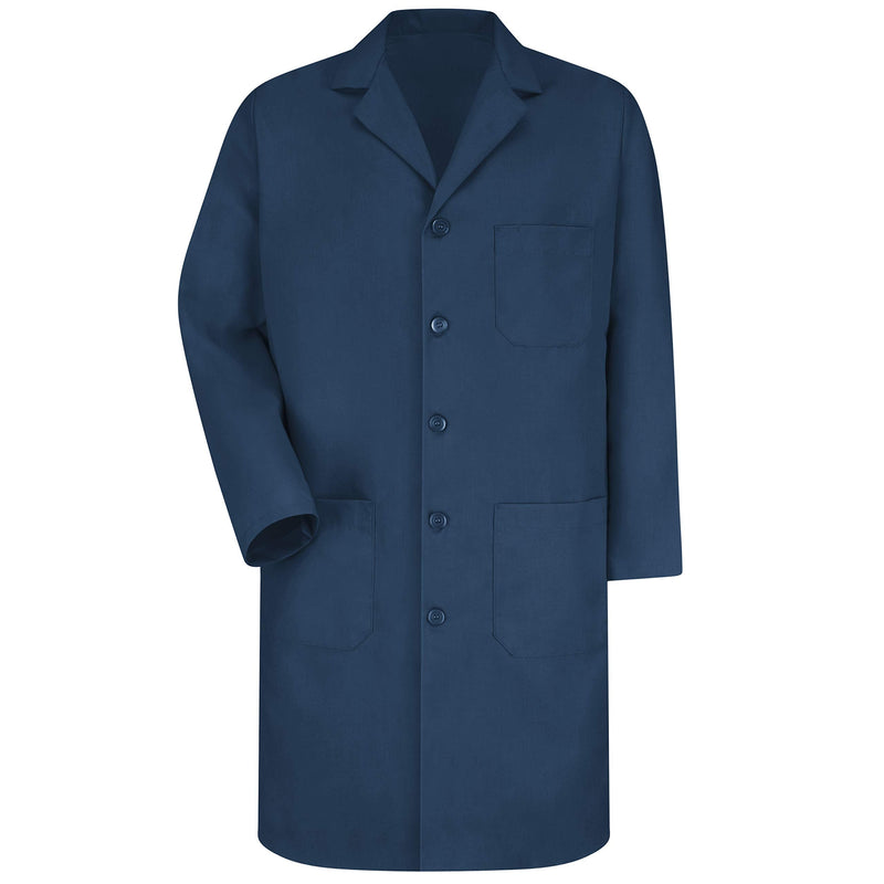 Red Kap Men's Exterior Pocket Original Lab Coat 48 Navy