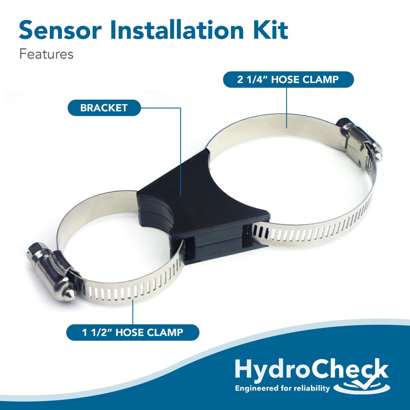 Sensor Installation Kit for HC6000V2 & HC6000 For Float Switches - Eliminates Stray Paths, Prevents False Triggers from High Iron & Mineral Content Water - 3/4 PVC Pipe Not Included Sensor Installation Kit for HC6000v2