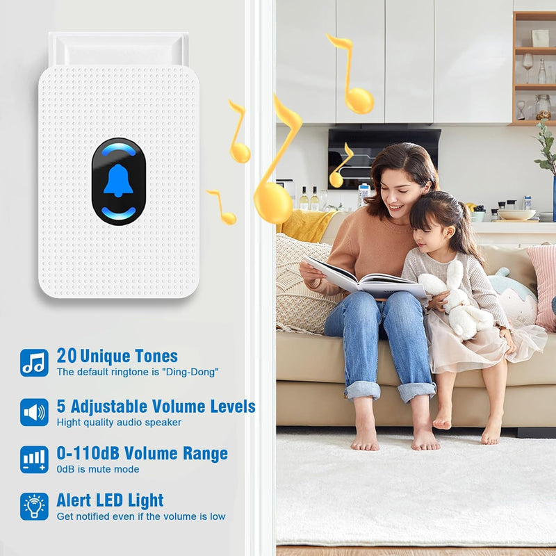 Daytech Wireless Caregiver Pager Call Button Elderly