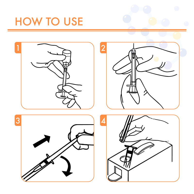 [Australia - AusPower] - 20 Pack 3ml Disposable Syringe with Needle - 25G 1 Inch Luer Lock Syringes, Individually Wrapped (25Ga 1" Needle 20Pack) 25Ga 1" Needle 20Pack 