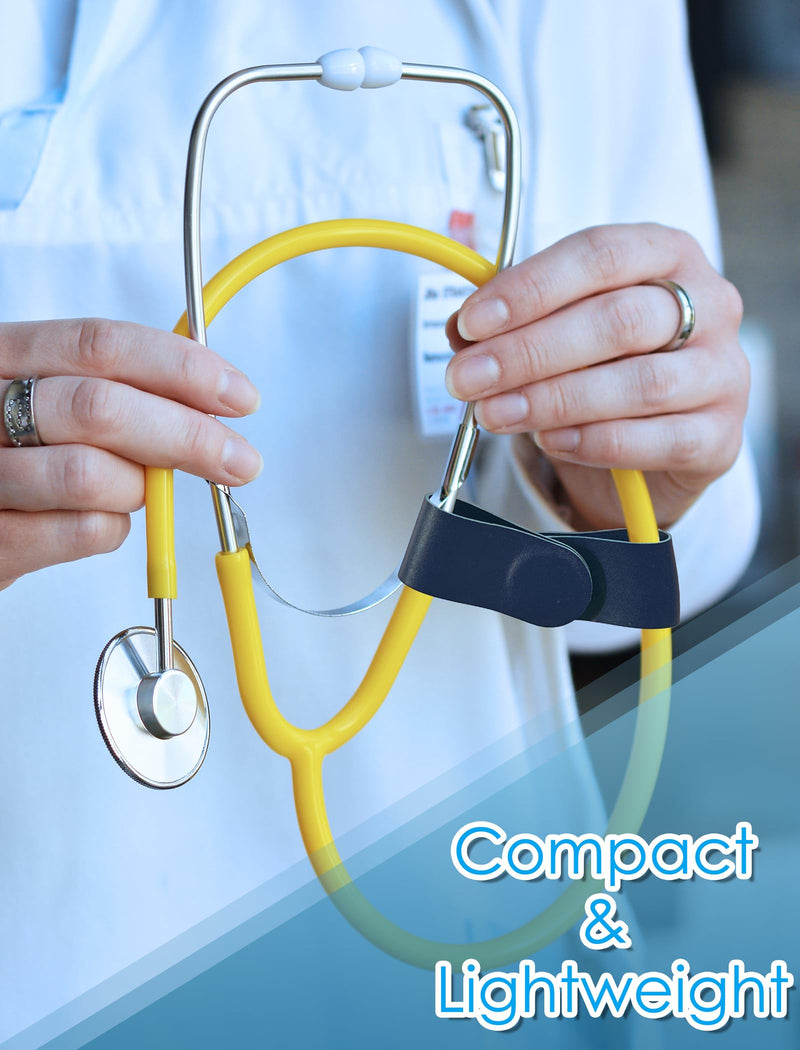[Australia - AusPower] - Stethoscope Clip for Medical Professionals, Secure Attachment for Doctors, Nurses, and Students - Compatible with 3M Littmann Classic III, Lightweight II S.E Lightweight and Stylish Design Blue 