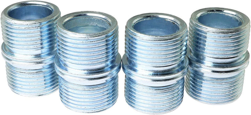 [Australia - AusPower] - TAODAN 4pcs Wire Rack Shelve Unit Pole Connector Storage Shelf Shelving Holder Connection Nuts Replacement Parts for 1in(25.4MM) Screw-in Rod 