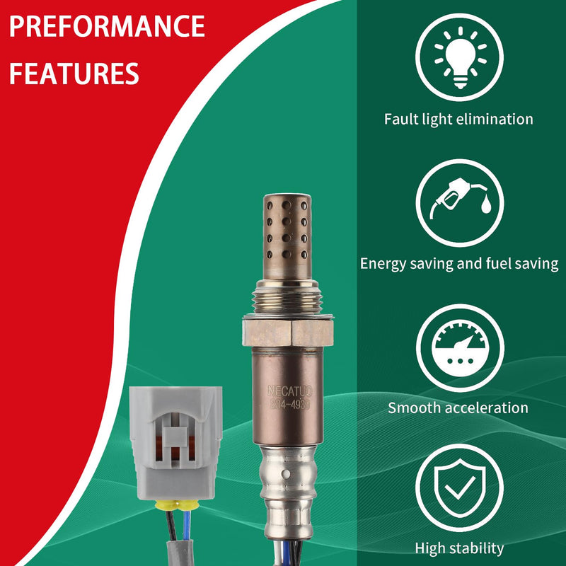 O2 Oxygen Sensor Heated Air Fuel Ratio Compatible with Mazda 3 2014-2018 Mazda 6 2014-2021 2.0L 2.5L Replace# 234-4939 1 PCS
