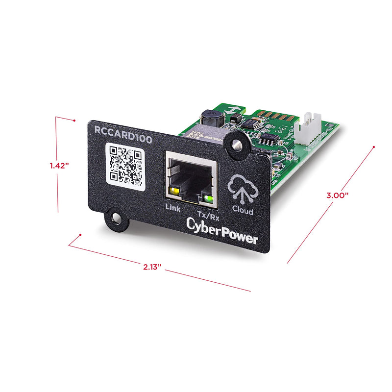 [Australia - AusPower] - CyberPower RCCARD100 Cloud Monitoring Card Wired Connection 