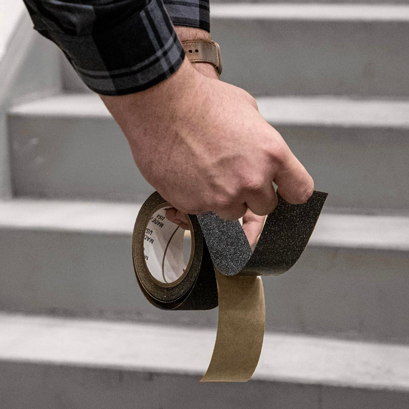 Buyers Products AST215 Anti-Skid Tape, 2" x 15', Traction Tape for Stairs, Grip Tape for Steps