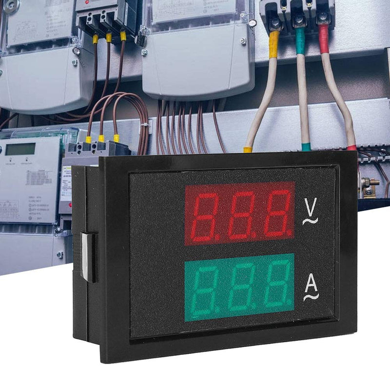 [Australia - AusPower] - Voltmeter Ammeter Dl85-2041 Display Ac Voltage Current Meter Ac80-300v 0-50a with Current Transformer 