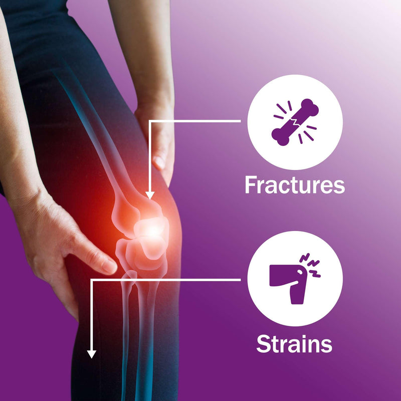 [Australia - AusPower] - 4 Inch Elastic Bandage Wrap with Velcro Closure - Box of 10 Elastic Compression Wraps for Sprains, Broken Limbs, Splints, and More - Reusable Compression Bandage 