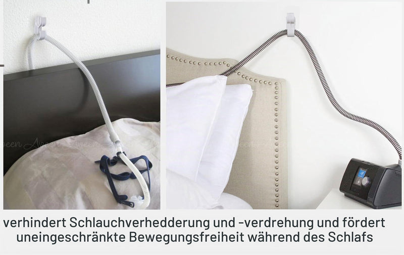 Aveen CPAP Hose Holder, CPAP Mask Hook & CPAP Hose Holder - CPAP Hose Organizer Prevents CPAP Hose Tangling and Allows You to Sleep Better