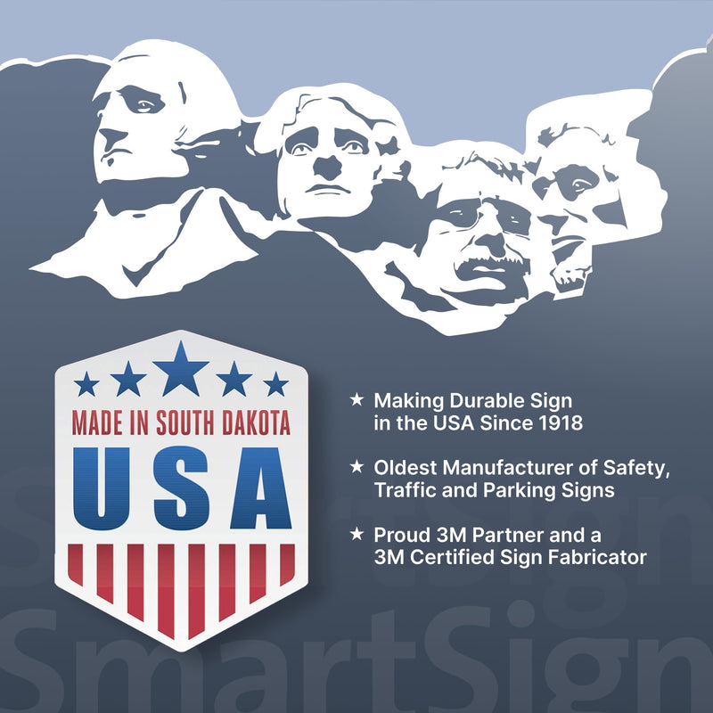 SmartSign 18 x 12 inch "No Loitering Police Enforced" Sign, 2mm Thick Aluminum Composite, Pre-Drilled Holes, Red and White, Made in USA 12" x 18" - ACM