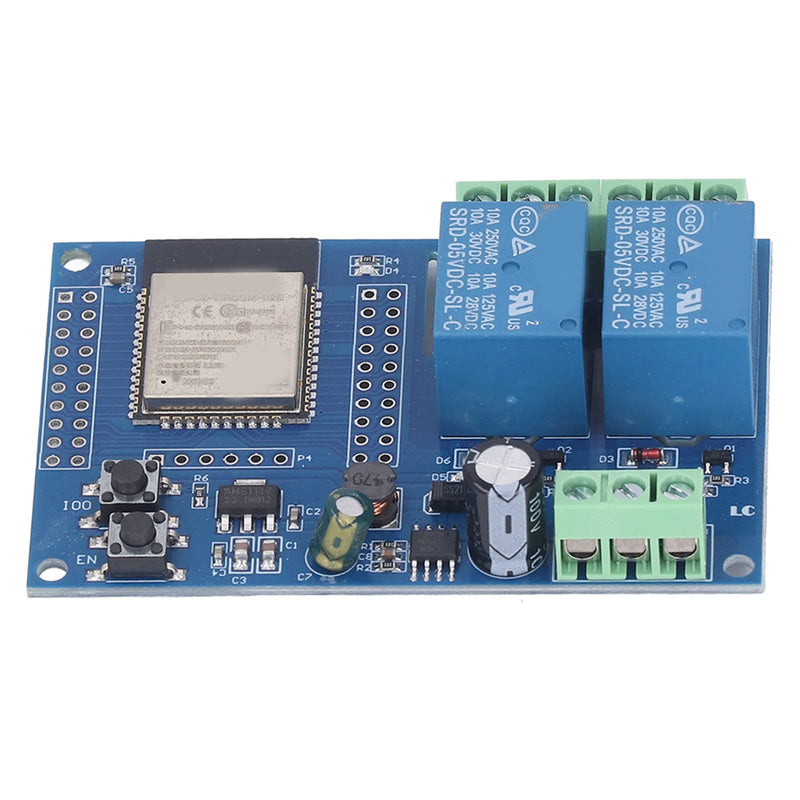 [Australia - AusPower] - ESP32 2 Channel 5V Relay Module 4M Byte Flash Large Capacity Programmable Relay Board for Secondary Development Learning 