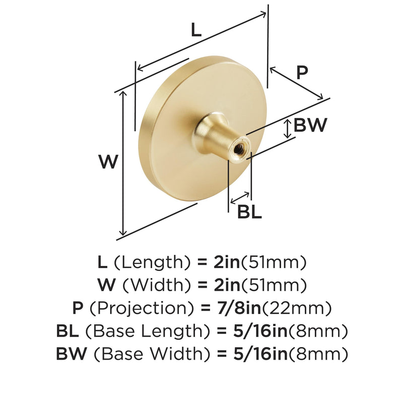 Amerock 2PK36972EMG Accents Round Cabinet Knob | Furniture Knob | 2 inch (51 mm) Diameter Gold/Emerald Green Decorative Drawer Pull