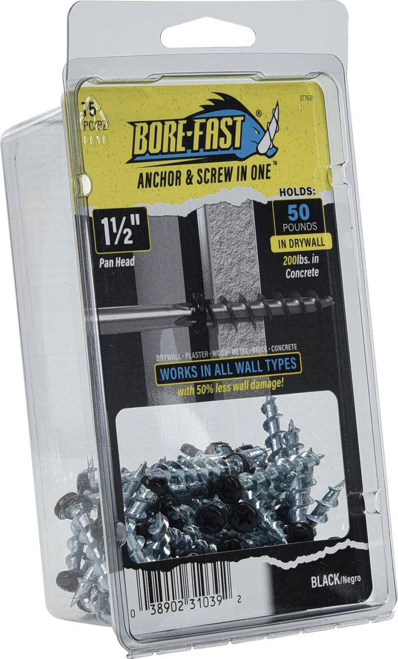 [Australia - AusPower] - Hillman 377631 Borefast Drywall Anchors, Black 