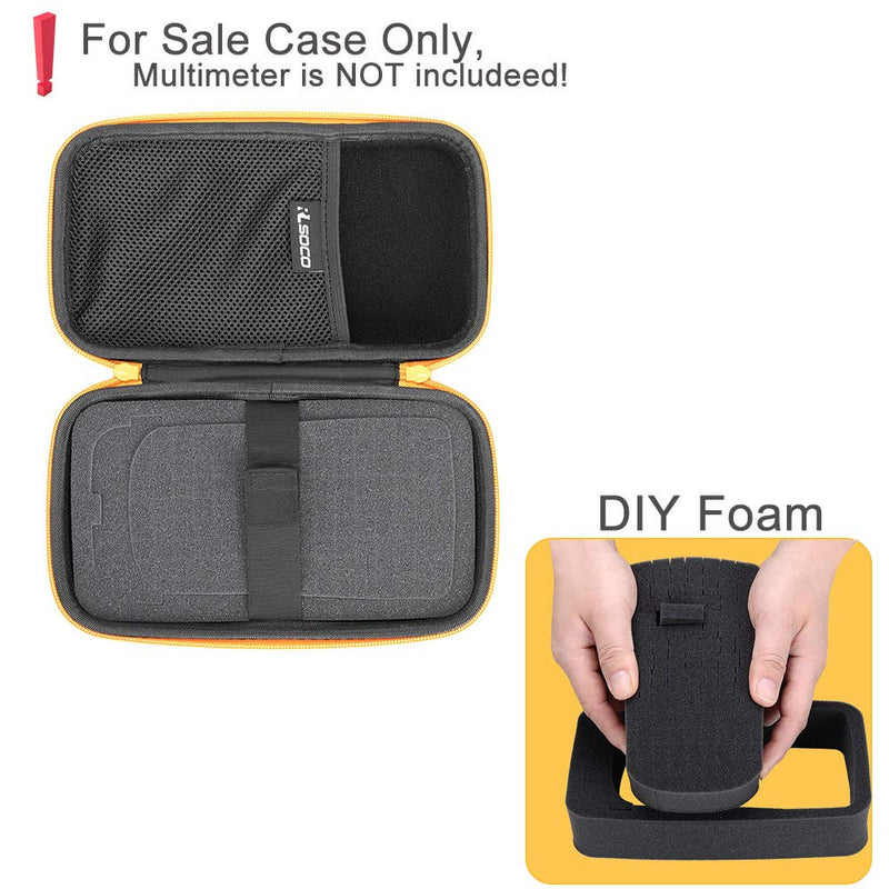 [Australia - AusPower] - RLSOCO Hard Case for Klein Tools MM300/MM325/MM400/MM320/MM700/MM720/ET270/MM600/MM200/ET140 Digital Multimeter (With DIY Foam 