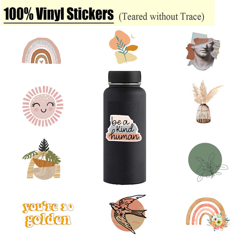 [Australia - AusPower] - Vintage Aesthetic Stickers 50 Pcs, Vinyl Waterproof Stickers for Water Bottles Laptop Phone Computer Guitar (1) 1 