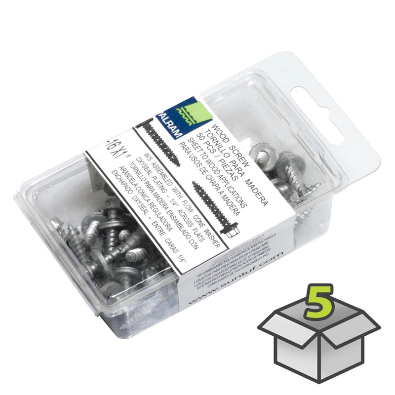 [Australia - AusPower] - WOODTITE Fastener 1” 50/PK (250 Qty) 