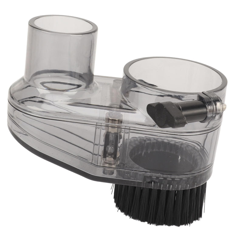 CNC Woodworking Dust Cover Shoe 52mm Diameter Transparent Dust Shoe with 38mm Hose Connector for Dust Extraction Accessories for CNC Router