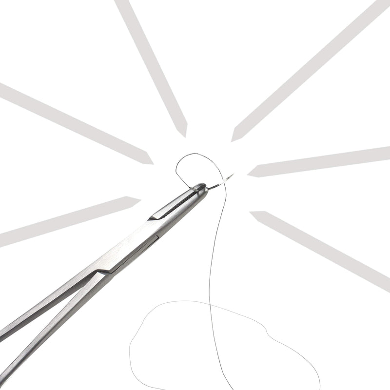 [Australia - AusPower] - Jackson JSN4002 24 PK 75cm Silk Surgical Suture Thread W Curved Needle | Exceptionally Smooth Surface | Superior Tensile Strength |Excellent Knot Security W Manual(Educational & Training Use Only) 