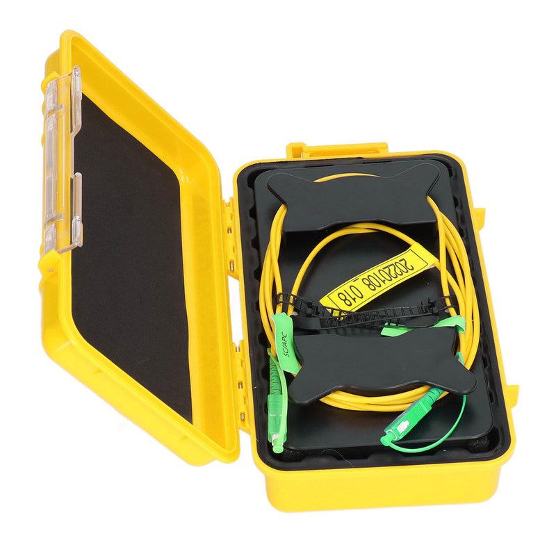 [Australia - AusPower] - Cable Box, 1000meter SCAPC to SCAPC OTDR Cable Box Optical Fiber Test Tool Fiber and Plastic Material Testing Dead Zone, Multimeters 