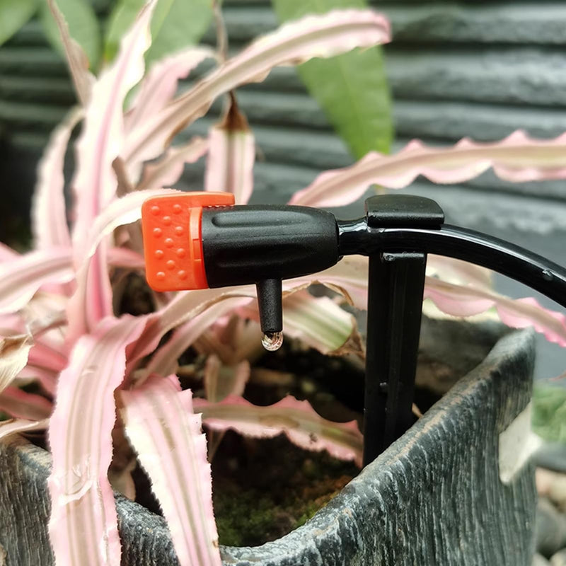 [Australia - AusPower] - Garden Irrigation Dripper, 30 Pack Adjustable Drip Emitters Garden Succulent Watering Dripper Sprinkler for 4mm/7mm Hose for Home Succulents Plants Lawn Flower Irrigation System 