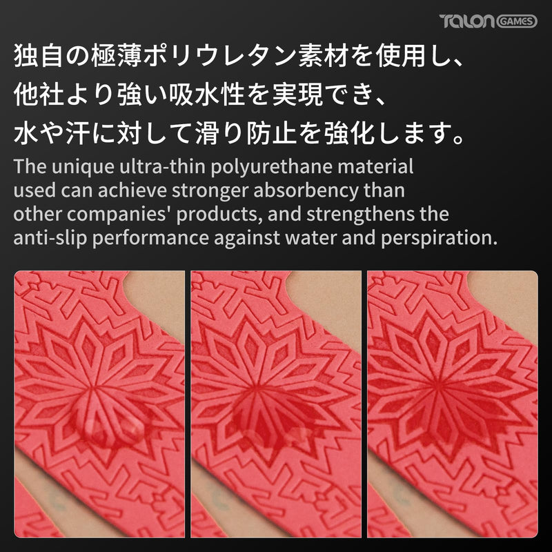TALONGAMES Mouse Anti Slip Grip Tape, Compatible with Logitech G Pro X Superlight, Superlight 2 Wireless Gaming Mouse Skins, Snow Pattern, Sweat Resistant, Cut to Fit, Easy to Apply (Red) For G Pro X Superlight, Superlight 2 Red