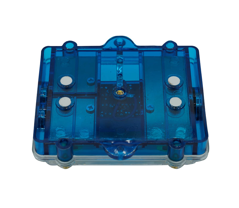 300A ANL Dual Digital Gold Plated ANL Distribution Block 0-4 Ga Fuse Holder 12-24V Input Voltage Display