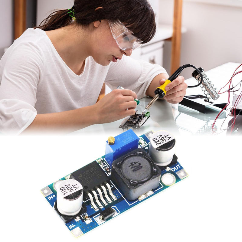 Step Down Converter, Buck Converter, Step Down Converter Module, Power Supply Down Module, for Lighting, Drones and Aerial Photography, DC-DC 3A, 3.2-35V to 1.25-35V, Pack of 4