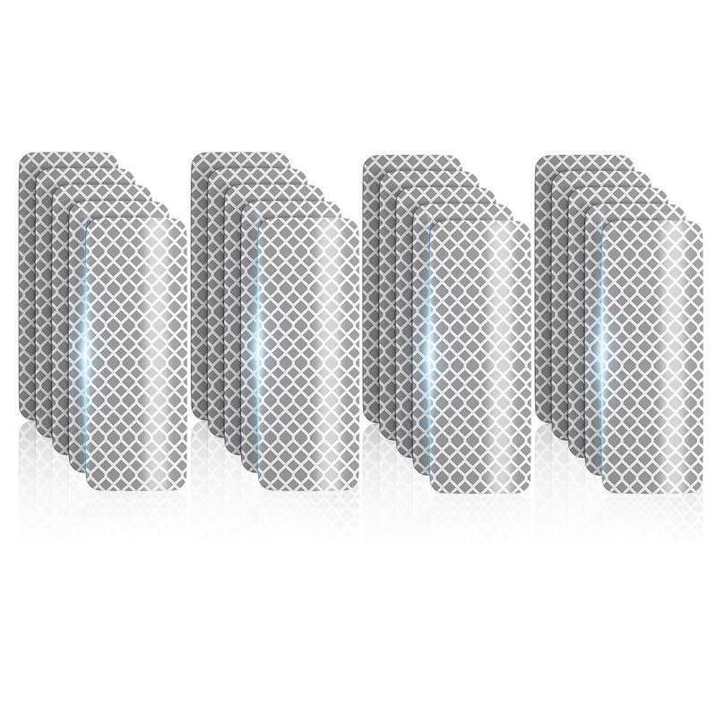 20 Pcs Super Reflection Reflective Stickers - Reflective Tape Reflection Stickers Mailboxes Made 3M Diamond Grade White for Helmets Cars More 3.15" X 1.18"