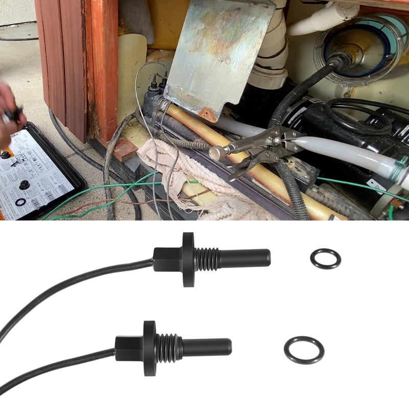 34-01395-K Sensor Kit 2 Pin High-Limit Thermistor Sensor and 4 Pin Control Thermistor Sensor with O-Rings Fit for Hot Spring, for Tiger River, for Limelight Spas 2002-Current Replaces 39204, 39205