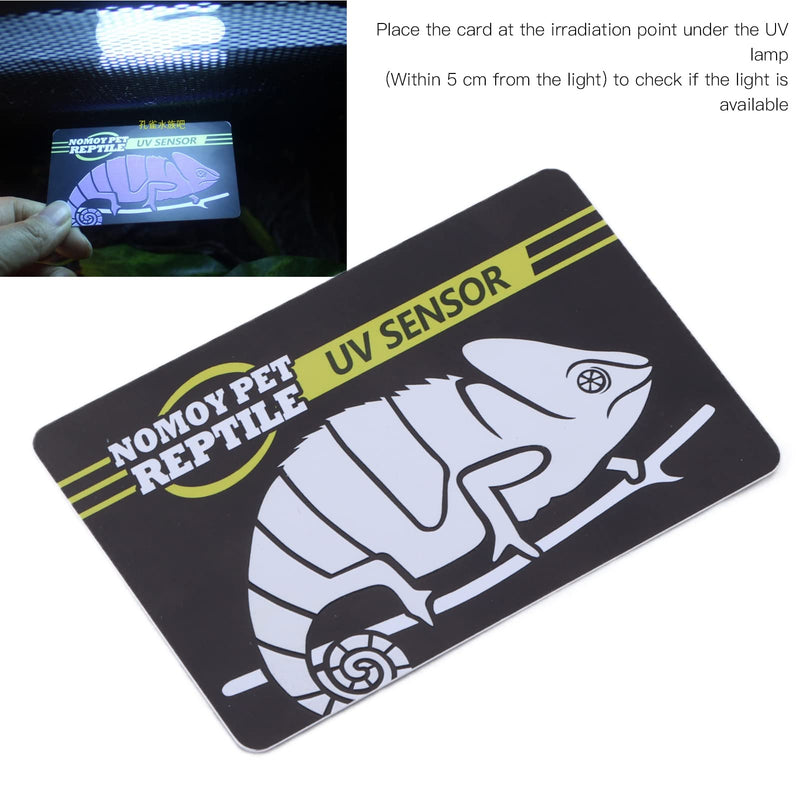 [Australia - AusPower] - AMONIDA UVB Quick Test Sensor, Easy Measurements UV Test Card Premium Material for Reptile UV Testing 