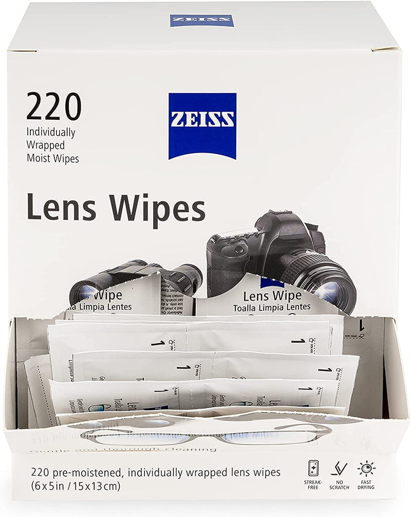 [Australia - AusPower] - Zeiss Lens Wipes, White, 220 Count… 220 Count (Pack of 1) 