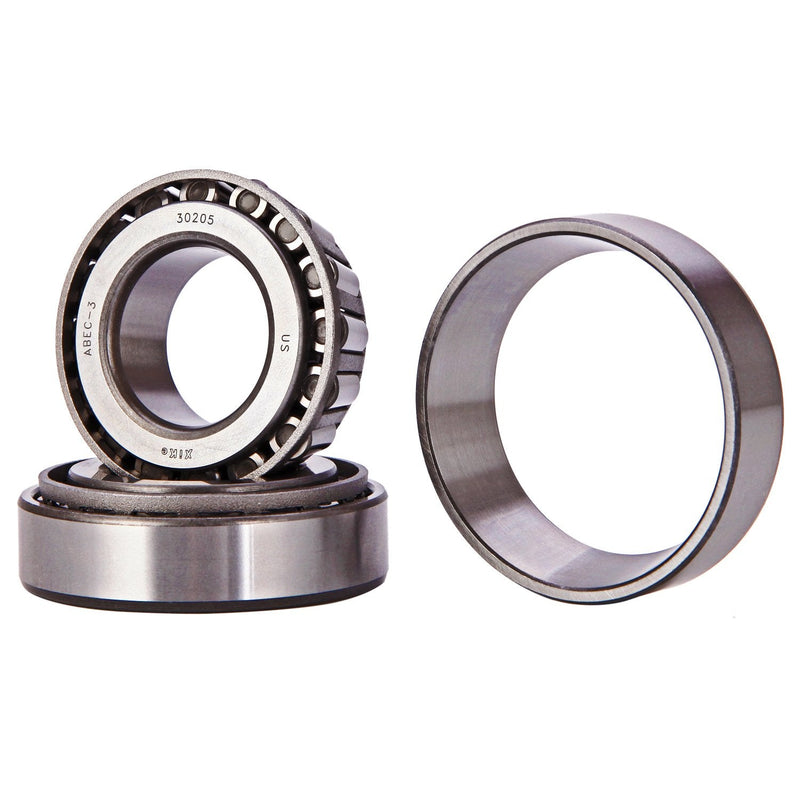 [Australia - AusPower] - XiKe 1 Set Fits for 25mm Axles Trailer Wheel Hub Bearings Kit, 30205 Bearings and Seal TC 30x52x10mm, Rotary Quiet High Speed and Durable for Tapered Roller Bearings. 