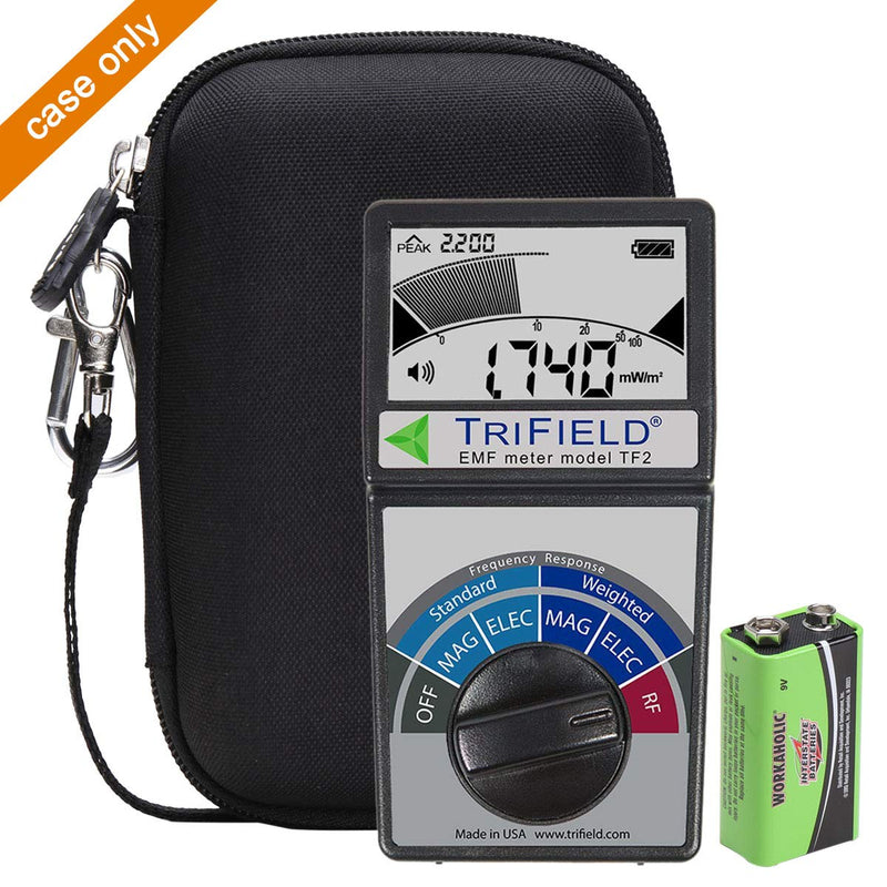 Aproca Hard Travel Storage Carrying Case, for TriField EMF Meter Model TF2 Black