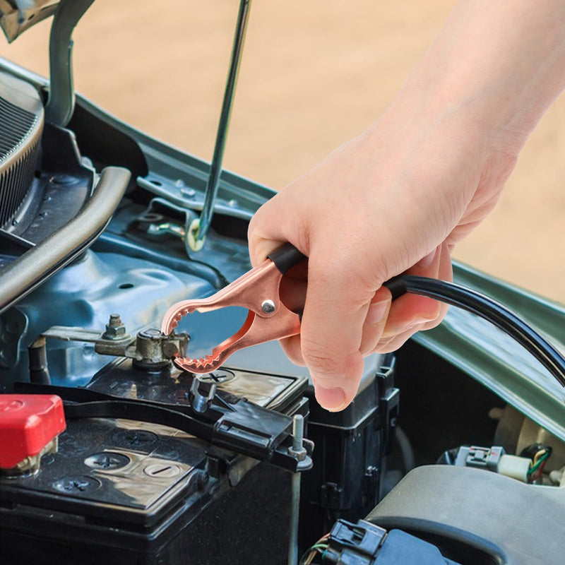 [Australia - AusPower] - 4 Pcs Insulated Alligator Clips, 50A Heavy Duty Alligator Clamps Black Red Boot Metal Spring Loaded Truck Car Battery Electric Test Clips for Car Automotive Vehicle Boat 