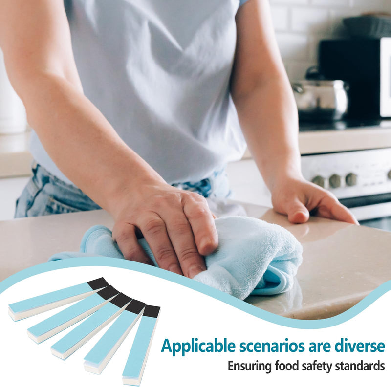 [Australia - AusPower] - 400 Pcs Chlorine Test Strips for Food Service and Restaurants 4 Vial of 100 Sanitizer Bleach Test Strips 0-250 ppm, Instant Result 