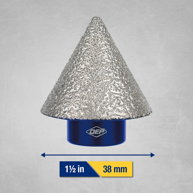 [Australia - AusPower] - QEP Xtreme 1-1/2" Diamond Milling Cone (6/case) 