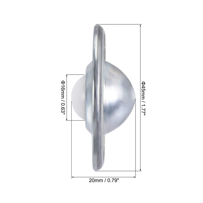 [Australia - AusPower] - uxcell Ball Transfer Bearing Unit 16mm 5/8" 22Lbs Nylon Flange-Mount Type for Transmission Pack of 6 5/8" 